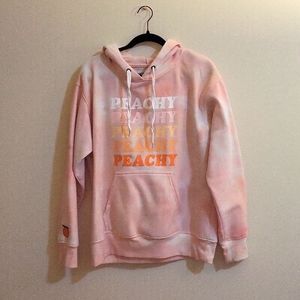 Peachy hoodie.